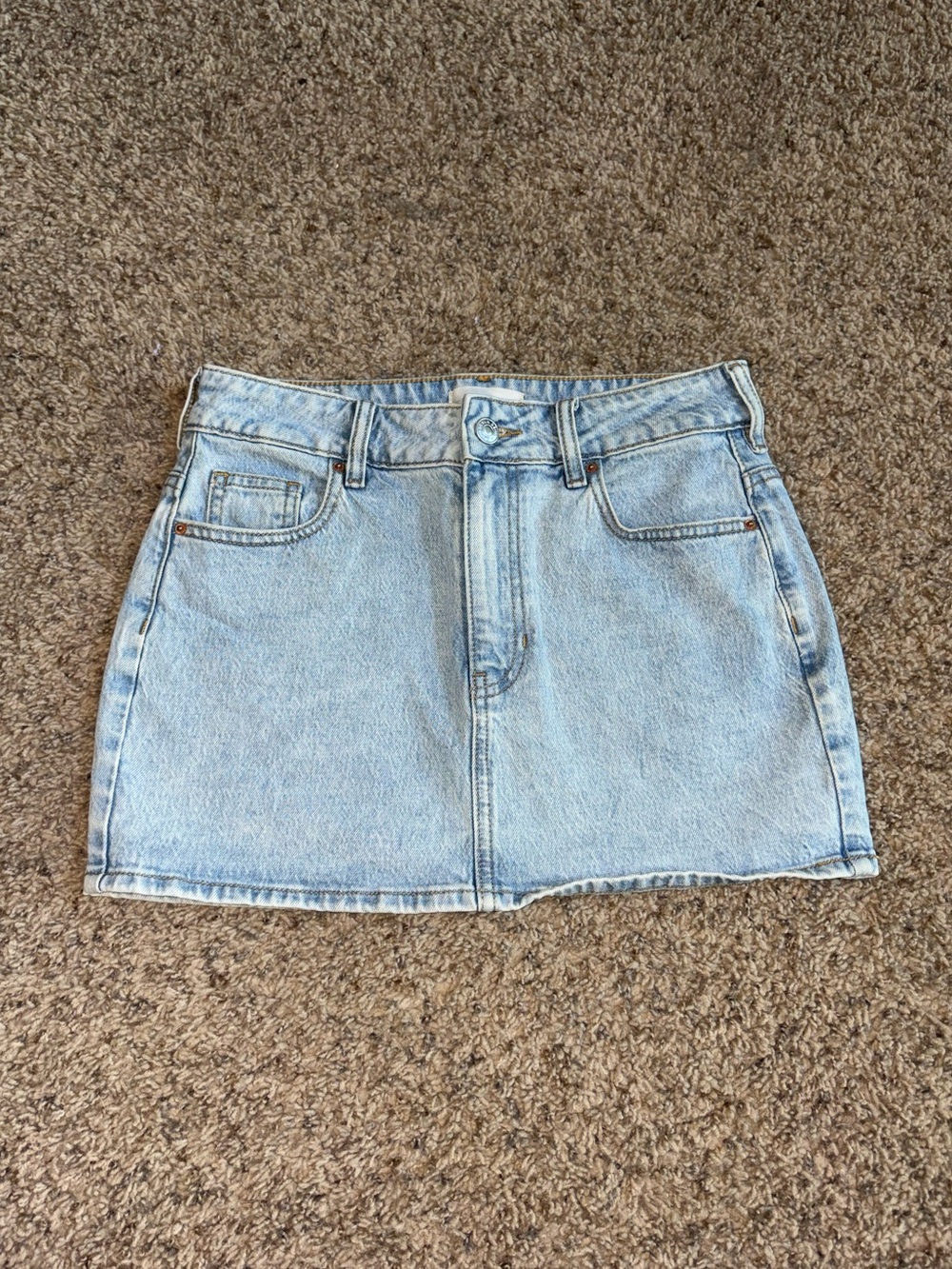 pacsun jean skirt